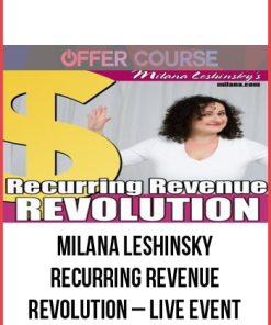 Milana Leshinsky – Recurring Revenue Revolution – Live Event