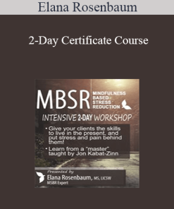 Elana Rosenbaum - 2-Day Certificate Course: MBSR: Mindfulness Based Stress Reduction