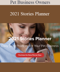 Pet Business Owners - 2021 Stories Planner