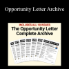 Duston McGroarty - Opportunity Letter Archive